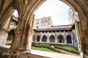 In the cloisters, Cathédrale Saint Étienne de Cahors, France.