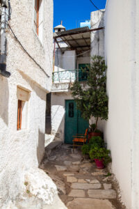 Village walkway, Apeiranthos, Naxos, Greece