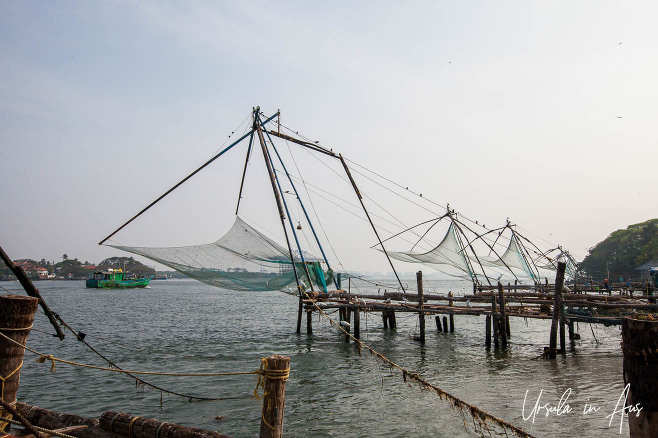 Chinese fishing nets, Kochi, Kerala India