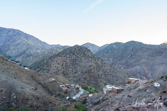 Early morning over Azzaden Valley, Azzaden Trekking Lodge, Morocco