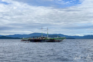 Floating fishing platform, Kwatisore Bay, Papua Indonesia