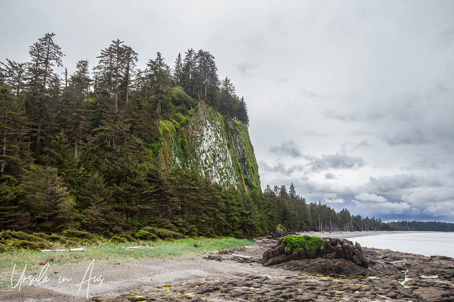 Taaw Tldáaw - Tow Hill from the base, Haida Gwaii, BC Canada
