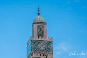 Detail: Minaret, Mosque of Hassan II, Casablanca Morocco
