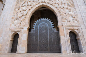 Arched doorway, Mosque of Hassan II, Casablanca Morocco