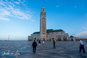 Early morning view of the Mosque of Hassan II, Casablanca Morocco