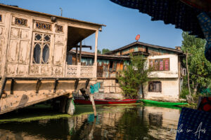 Houseboats on Dal Lake, Srinagar, Jammu and Kashmir, India