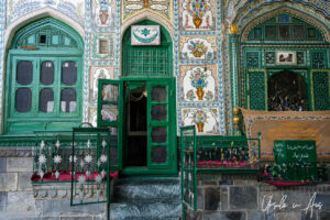 Ladies' Entrance, Shah E Hamdan Mosque, Srinagar, Jammu and Kashmir, India.
