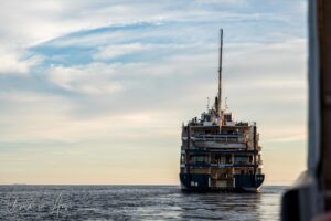 The Coral Geographer from the water, Pulau Wayag, Southwest Papua Indonesia