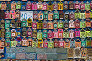 Colourful fridge magnets, Rabat Morocco.