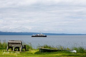 BC Ferry, Skidegate Channel, Haida Gwaii BC Canada