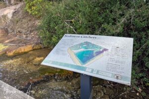 Explanatory sign board, Merimbula Boardwalk, NSW Australia