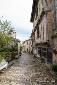Cobbled laneway, Saint-Cirq Lapopie, France