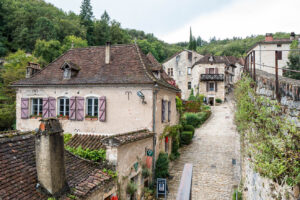 Cobbled laneway, Saint-Cirq Lapopie, France