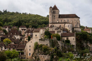 The Church of Saint-Cirq Lapopie, France