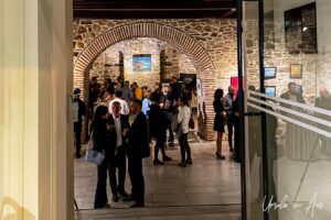 People at a coctail reception, Hüsrev Kethüda Hammam, Beşiktaş Türkiye