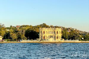 Küçüksu Pavilion from the Bosphorus, Istanbul, Türkiye