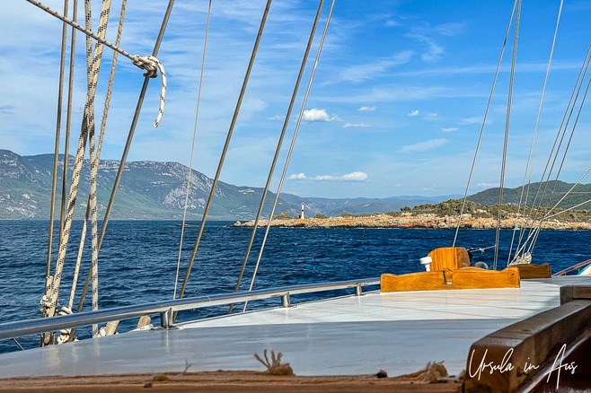 Channel marker, Cedar Island, Gulf of Gökova, Türkiye.